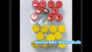 Laboratoriumkwaliteit Bac Water Steriele Bacteriostatische Waterflesjes Bulk