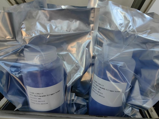 Vermindert effectief rimpels GHK Cu Cas 89030-95-5 Cosmetische kopertripeptide-1