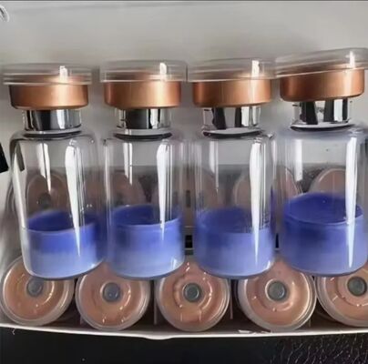 High Purity GHK-Cu Copper Peptide Powder for Skincare Formulation , Copper Tripeptide-1 Cosmetic Raw Material , Stable Blue Peptide , ≥99% Research Grade