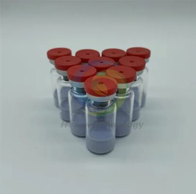 Hoge Zuiverheid GHK-Cu Koperpeptide Poeder voor Huidverzorgingsonderzoek | Koper Tripeptide-1 Grondstof | Stabiel Blauw Peptide Compound | ≥99% Zuiverheid