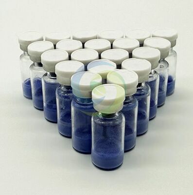 Hoge zuiverheid GHK-Cu peptide poeder met stabiele structuur en ≥99% zuiverheid voor onderzoek naar collageenproductie