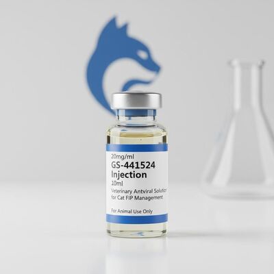 20 mg/ml GS-441524 Injectie 10 ml Vial Veterinaire antivirale oplossing voor katten FIP Behandeling via subcutane injectie