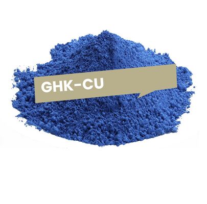 GHK Cu Copper Peptide Powder bevordert de collageenproductie Vermindert rimpels Verbetert de huidelasticiteit