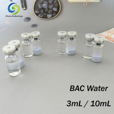 Hoge zuiverheid 99% bacteriostatisch water voor laboratoriumreconstitutie als transparante vloeibare steriele verdunningsoplossing