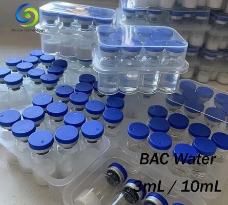 Steriel bacteriostatisch water voor laboratoriumgebruik Hoge zuiverheid heldere vloeistof reconstitutieoplossing multi-vial formaat