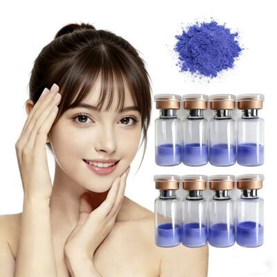 Premium Gevriesdroogde GHK-Cu Koperpeptide Ampullen 100mg Voor Anti-Aging Cosmetisch Onderzoek