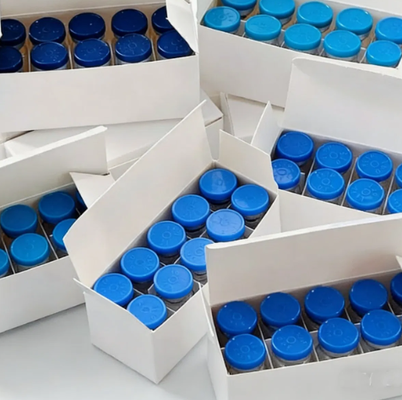 Hoge zuiverheid GHK-Cu gevloeide flacons 50 mg 100 mg koperpeptide voor cosmetisch onderzoek